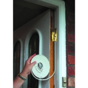 Stormguard P Profile Rubber Draught Seal White 10m