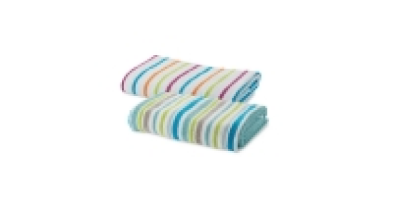 Open Stripe Bath Towel £3.99