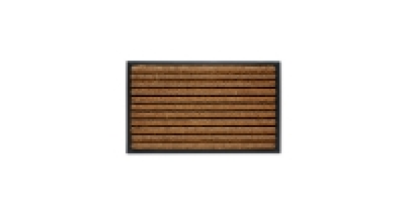 Rectangle Straight Lines Coir Mat