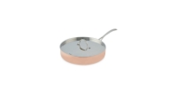 28cm Copper Saute Pan with Lid