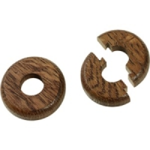 Wickes Real Wood Pipe Surrounds Dark Wood Effect 2 Pack £4.99