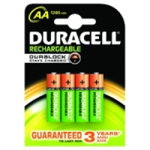 Duracell Rechargeable Batteries AA PK4