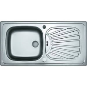 Space Saving Single Bowl Sink 860x435mm