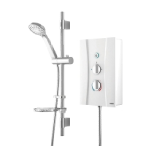 Wickes Hydro Thermostatic Electric Shower White 9.5kW £149.99