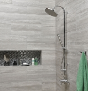 Wickes Everest Stone Porcelain Floor & Wall Tile 300 x 600mm