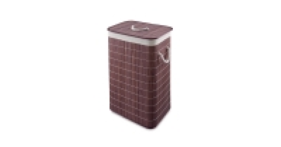 Rectangular Bamboo Laundry Hamper