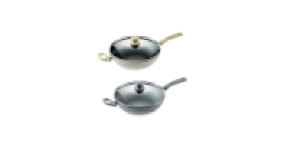 Large Marble Effect Wok with Lid £12.99