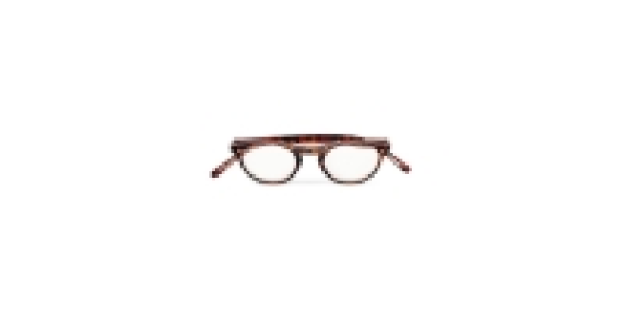 Transparent Brown Reading Glasses