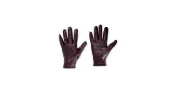 Ladies Seam Detail Leather Gloves