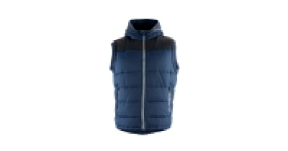 Mens Navy Hooded Gilet