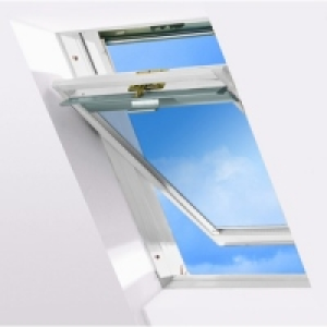 Wickes Roof Window White Centre Pivot Clear Glass 1180x1140m
