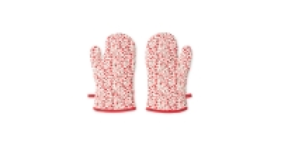 Red Leaf Christmas Oven Glove