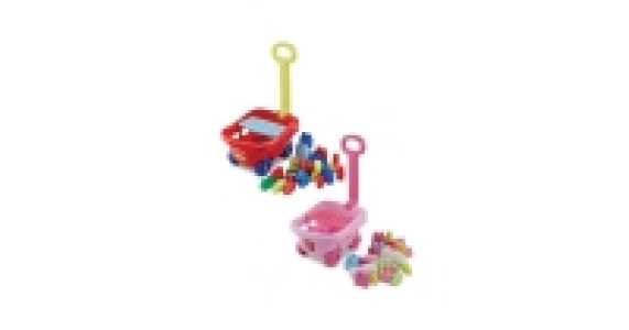 Toy Trolley with Bricks