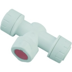 Polyplumb Shut Off Valve Warm 15mm