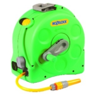 Hozelock 2415 2 in 1 Compact Enclosed Reel with 25m Hose