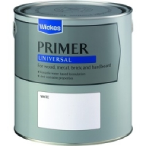 Wickes Universal Primer Paint White 2.5L