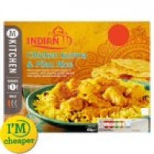 M Kitchen Chicken Korma & Pilau Rice £2.49