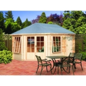 Shire Leygrove&Rowney Log Cabin 10x14ft
