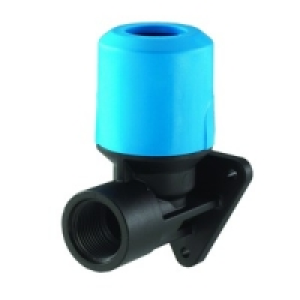 25mm x 1/2in Wall Plate Elbow MDPE