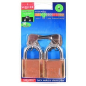 Squire LN4T Lion Padlock Brass 40mm Twin Keyed Alike £8.99