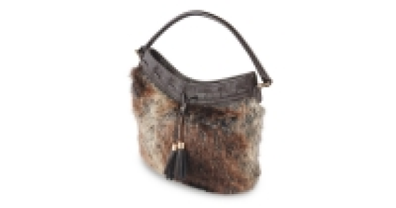 Faux Fur Hobo Bag
