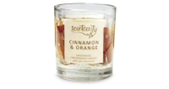 Aldi  Cinnamon/Orange Gel Inclusion Candle