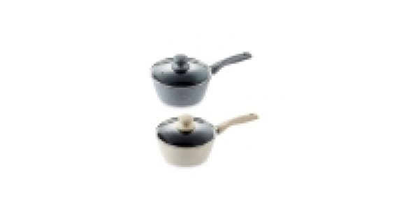 Marble Effect 18cm Saucepan with Lid