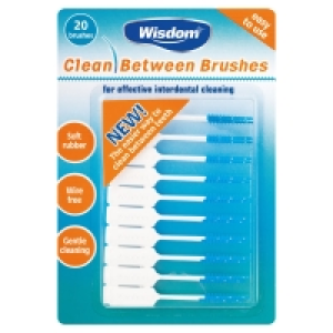 Wisdom Clean Between Brushes x 20 &pound;3.00