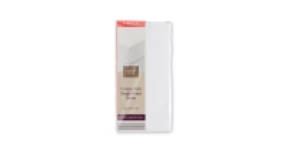 Single Cotton Fitted Sheet £5.99