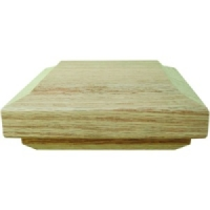 Solid Oak Contemporary Post Cap