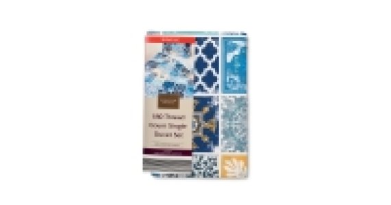 Tile Print Single Size Duvet Set