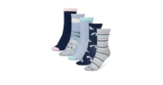 Rainy Days Ladies Socks 5 Pack