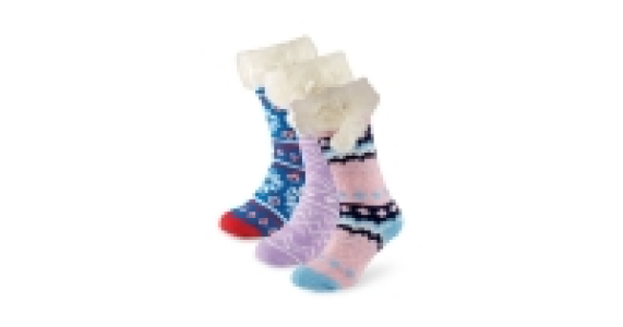 Ladies Fairisle Slipper Socks £3.99