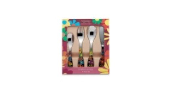 Childrens Floral Cutlery Set