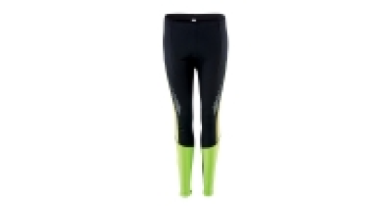 Ladies Black & Yellow Cycling Tights