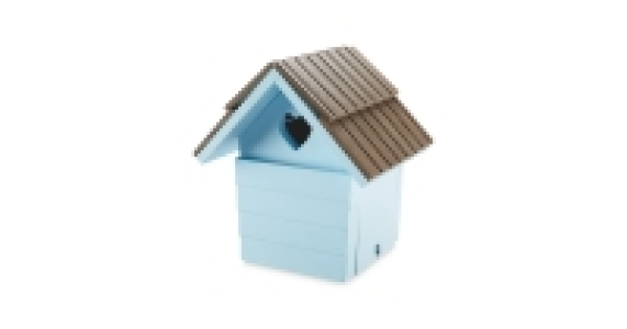 Loveheart Beach Hut Bird House £7.99