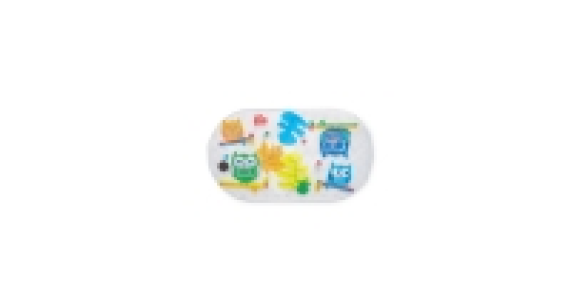 Kids Owl Design Oval Bath Mat