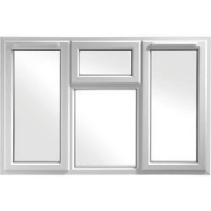 Wickes uPVC A Rated Casement Window White 1010x1770mm Side & £294.00