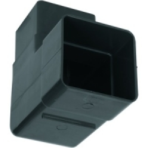 Squareline Downpipe Bend 92.5deg Black