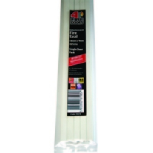 Wickes Intumescent Fire Seal White 10x4x1005mm Single Door P £6.99
