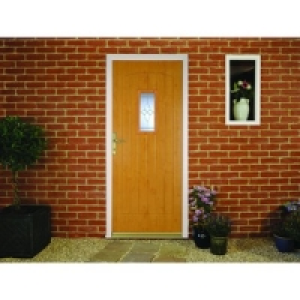 Wickes Croft Pre-Hung uPVC Door 2085x880mm Right Opening