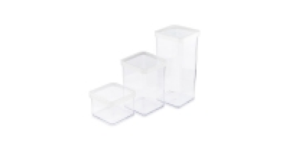 Square Food Storage Boxes 3-Pack £5.99