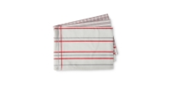 Red, White & Grey Tea Towel 3-Pack