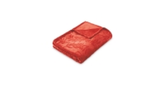 Red Leaf Embossed Flannel Blanket