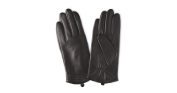 Curved Cuff Ladies Leather Gloves £6.99