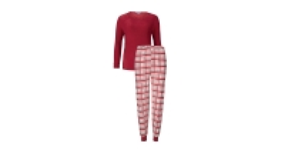 Ladies Check Fleece Pyjamas