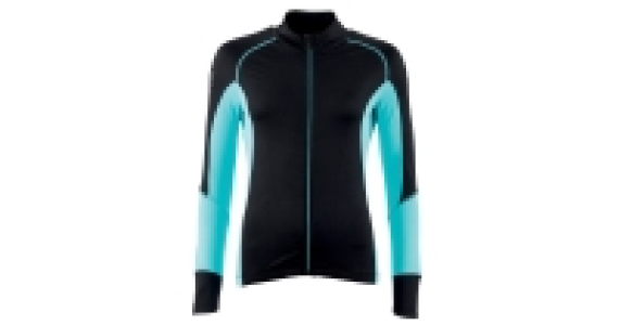 Ladies Turquoise Zip Cycling Jersey