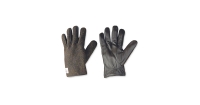 Aldi  Mens Tweed Leather Gloves