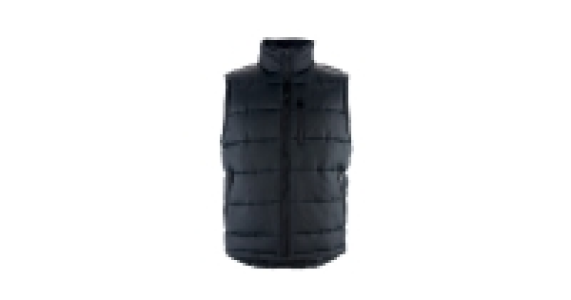 Mens Black Collared Gilet