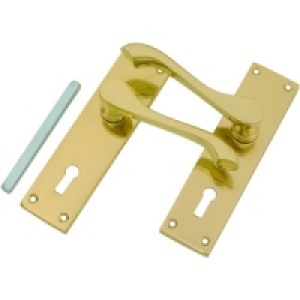 Wickes Dublin Lock Handle Brass